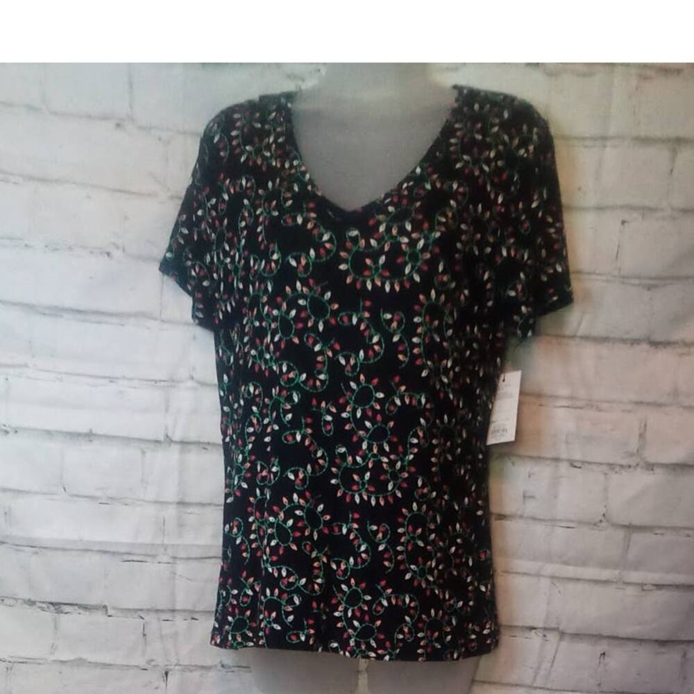 Celebrate Together Women's Holiday Shirt Size S NWT